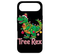 Carcasa para iPhone Air Tree Rex Christmas Costume T-Rex Dinosaur Xmas Light Family