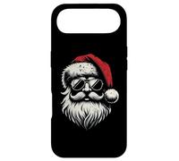 Carcasa para iPhone Air Trendy Santa Claus Hat with Beard and Shades for Christmas