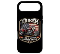 Carcasa para iPhone Air Triker Life Is Better On Three Wheels Motorbike Biker USA