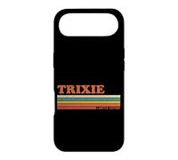 Carcasa para iPhone Air Trixie Retro Personalizado Nombre Vintage Rayas