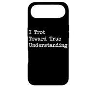 Carcasa para iPhone Air Troto hacia la verdadera comprensión Ecuestre sarcástica