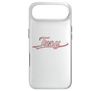 Carcasa para iPhone Air Troy New York Michigan Vintage Varsity Distressed Throwback