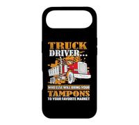 Carcasa para iPhone Air Truck Driver Who Else Will Bring Your Tampons Funny Trucker
