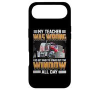 Carcasa para iPhone Air Trucker My Teacher Was Wrong Funny Trucking Truck Driver