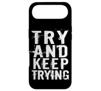 Carcasa para iPhone Air Try and Keep Trying Inspirational Motivation Quotes Graphic