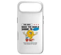 Carcasa para iPhone Air Tú y yo Hacemos Que el Mundo Brille (declaración de Amor) (gráfico)