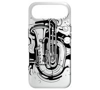 Carcasa para iPhone Air Tuba Comic Look Brass Player Lecciones de música