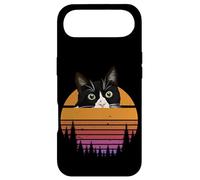 Carcasa para iPhone Air Tuxedo Cat Retro 70s Sunset Vintage Cat Lover