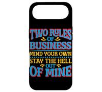 Carcasa para iPhone Air Two Rules of Business, Mind Your Own_-