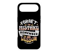 Carcasa para iPhone Air Typographic Forget The Mistake Remember The Lesson Retro