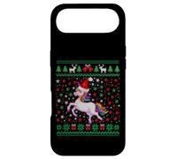 Carcasa para iPhone Air Ugly Christmas Unicorn Santa Hat Funny Xmas Family