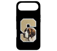 Carcasa para iPhone Air Un Perro de San Bernardo Dentro de la Letra S en Negrita Amante de los Perros