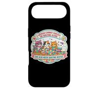 Carcasa para iPhone Air Una Mujer no Puede Sobrevivir en Acolchado Solo Gatos Divertidos Quilter