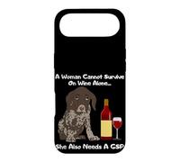 Carcasa para iPhone Air Una Mujer no Puede Sobrevivir Solo en Vino Ella también Necesita un GSP