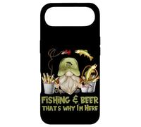 Carcasa para iPhone Air Unique Angler GNOME - Fishing and Beer That`s Why I´m Here