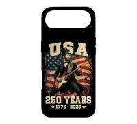 Carcasa para iPhone Air USA 250º Patriótico Abraham Lincoln Tocando Guitarra Rock