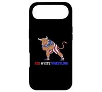 Carcasa para iPhone Air USA Bull Wrestling Red White Wrestling