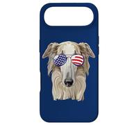 Carcasa para iPhone Air USA Flag 4th July Fourth American Sunglasses Borzoi Lover
