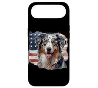 Carcasa para iPhone Air USA Flag 4th July Patriotic American Blue Merle Aussie Lover