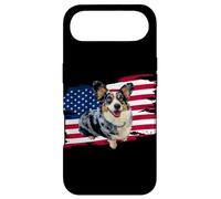 Carcasa para iPhone Air USA Flag 4th of July Fourth Independence Blue Merle Corgi