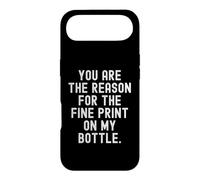 Carcasa para iPhone Air Usted es la razón de la Letra pequeña en mi Botella Witty
