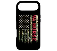 Carcasa para iPhone Air VA Nurse Camouflage Bandera Americana Patriótica Héroe Militar