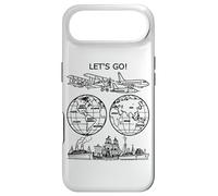 Carcasa para iPhone Air Vamos a Dar la Vuelta al Mundo Vintage Travel Art 2 Shapes Mania