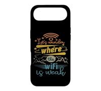 Carcasa para iPhone Air Vamos a preguntarnos dónde el WiFi es débil Senderismo Camping Mont