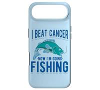 Carcasa para iPhone Air Vencí al cáncer Ahora voy a Pescar