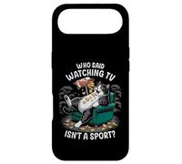 Carcasa para iPhone Air Ver televisión Lethargic Cat Sports