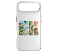 Carcasa para iPhone Air Verano al Aire Libre Acuarela escenas Granja Playa Parque