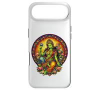 Carcasa para iPhone Air Verde Tara Tibetano Budismo Diosa Antigua Vitral