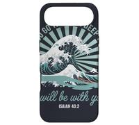 Carcasa para iPhone Air Verso bíblico Aguas Profundas Isaías 43:2 Fuerza