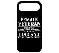 Carcasa para iPhone Air Veterana Que Hice y Otras Mujeres no lo hicieron mamá veterana de EE. UU