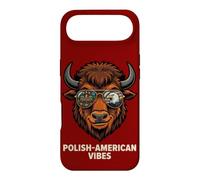 Carcasa para iPhone Air Vibras Polaco-Americanas Cool Bison Herencia Popular polaca