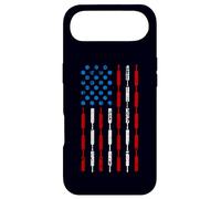 Carcasa para iPhone Air Vintage Cricket Player American Flag 4th of July,Cricketer