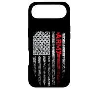 Carcasa para iPhone Air Vintage Patriotic USA Flag with Army Style Word Graphic
