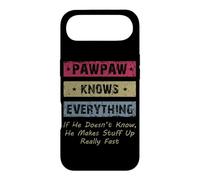 Carcasa para iPhone Air Vintage Pawpaw Knows Everything Dad Father Father's Day