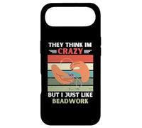 Carcasa para iPhone Air Vintage piensan Que Estoy Loco Pero me Gusta Amante de Abalorios