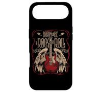 Carcasa para iPhone Air Vintage Retro Style 80s Guitar with Wings Rock and Roll
