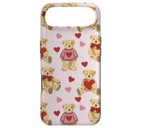 Carcasa para iPhone Air Vintage Teddy Bear Coquette Aesthetic Pink Valentines Girl
