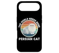 Carcasa para iPhone Air Vintage The World Needs More Persa Cat Retro Cats Lover