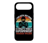 Carcasa para iPhone Air Vintage What's Your Superpower Welder Funny Welders Welding