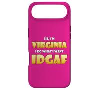 Carcasa para iPhone Air Virginia Joke Idgaf Meme Cute Halloween Costume For Virginia