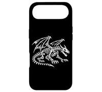 Carcasa para iPhone Air Vista Lateral Esqueleto Dragón Huesos Alados Gótico Vector Obra De Arte