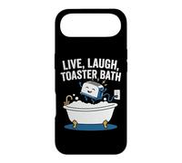Carcasa para iPhone Air Vivir, reír, Tostadora Baño -Fun Diciendo Novedad Sarcástica Meme