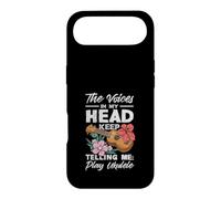 Carcasa para iPhone Air Voices In My Head Telling Me Play Ukelele Tropical Flower