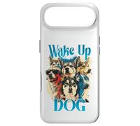 Carcasa para iPhone Air Wake Up Dog Lover Canine Collage Pop Art Gráfico