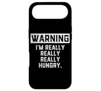 Carcasa para iPhone Air Warning: I'm Really Really Really Hungry Funny Food Dad Joke