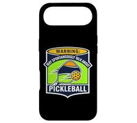 Carcasa para iPhone Air Warning May Spontaneously Talk About Pickleball Funny Player